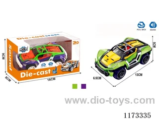pull back alloy car with sound（3*AG3 included）