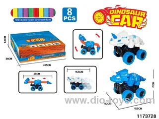 Telescopic Inertia Dinosaur Car