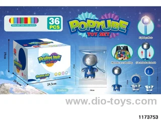 Lighted retractable doll