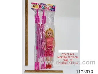 18 Inch doll with 55cm high cart