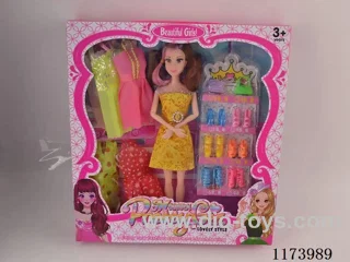 11 inch large foot 9-joint Barbie doll