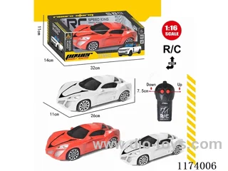 1:16 2ch rc car not included battery 2colors mixed