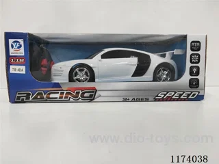1: 18 4ch rc car with light not included battery