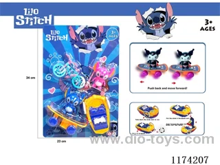 Stitch, Skateboard