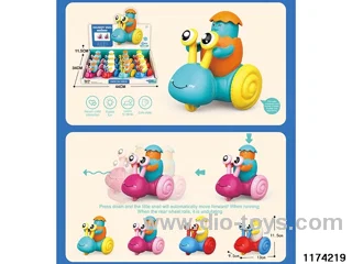 Pressing Cartoon Snail