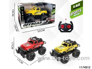 1：16 4ch RC car with forward lights(include electricity)