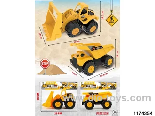 Skidding construction vehicle