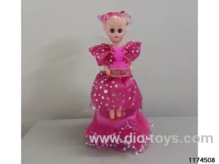 Flower hugging angel doll