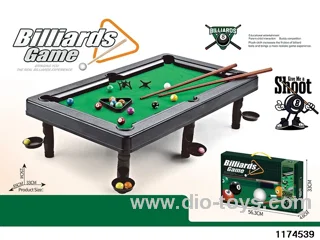 Flocked Billiard Set