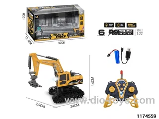 1:22 6ch RC car With light and sound