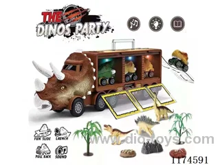 Lights Music Dinosaur Storage Cart