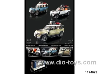 1:22 Pull Back Alloy Car