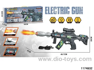 Electric sound and light gun