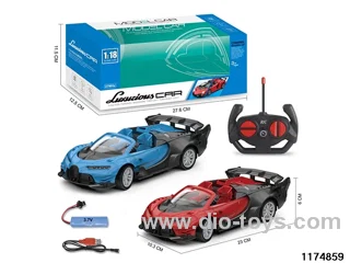 1:18 4ch RC car (electricity included)