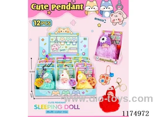 Sleeping Doll Small Pendant 12PCS