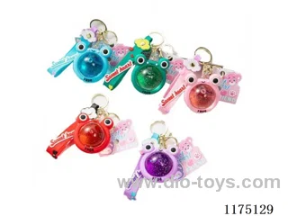 Small Toys Series Keychain Keychain Into the oil floating bottle frog keychain