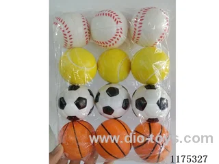 6PCS 10cm Solid PU Balls