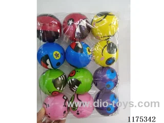 12PCS 6.3cm Solid PU Balls