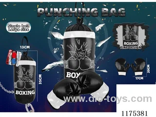 Single strap boxing bag (size L) -boxing black