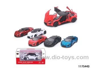 1:32 Alloy pull back car W L/M