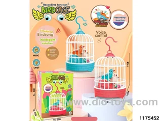 Voice activated recording birdcage not included battery