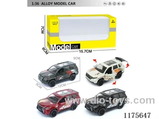 1:36 Alloy pull back car with open door 2 models 4 colors mixed (W L/M, included 3*AG13)