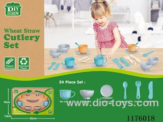 Straw cutlery set (24pcs)
