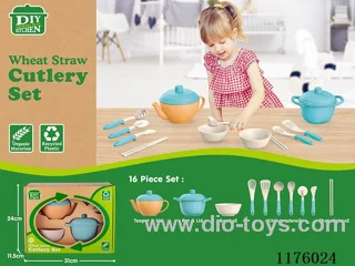 Straw dinnerware 16PCS