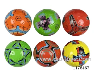 9” Soccer Ball Multi-Color Mix