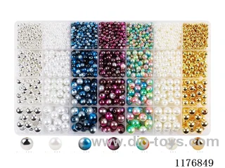 DIY Jewelry Set(4/6/8/10 mm Pearl + Thread (28 grids))