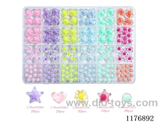 DIY Jewelry Set(Bead in bead + scissors thread (24 cells))