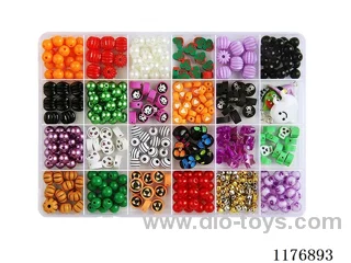 DIY Jewelry Set(8cm pearl + beads + polymer clay + Pendant + bead + thread (24 grids))