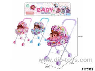 12 inch doll with stroller