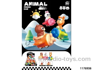 Press and slide toy car