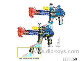 B/O gun/light/sound/action（2 colors mixed）