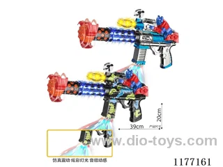 B/O gun/light/sound/action（2 colors mixed）