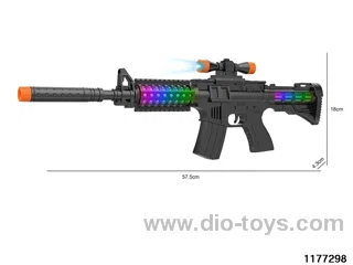 Sound and light music octave gun
