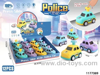 Press Small Police Car 12PCS