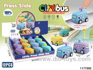 Press Small School Bus 12PCS