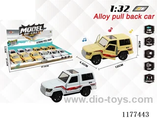 1：32 pull back alloy car W L/M