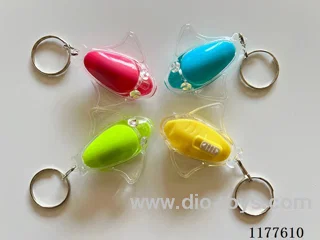 Keyclasp fish red and blue double flashing light