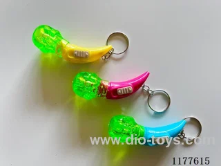 Keyclasp ghost tooth blue red double flashing light