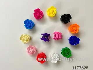 Solid color flower hairpin 1000 PCS/medium pack