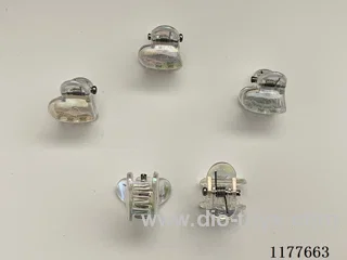 Transparent heart hairpin 2000 PCS/medium pack