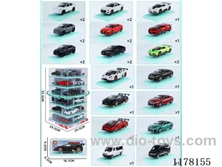 1:32 pull back alloy car W L/M