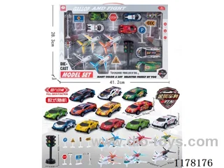 pull back alloy toys set 6PCS