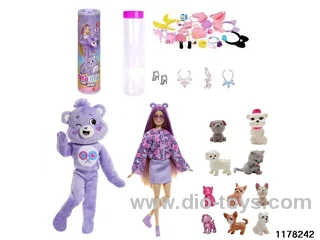 11.5 inch 12 jointed doll set