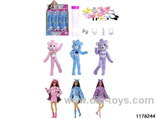 11.5 inch 12 jointed doll set