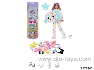11.5 inch 12 jointed doll set