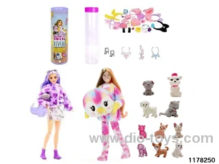 11.5 inch 12 jointed doll set